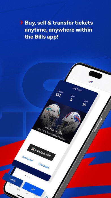 Buffalo Bills Mobile Screenshot