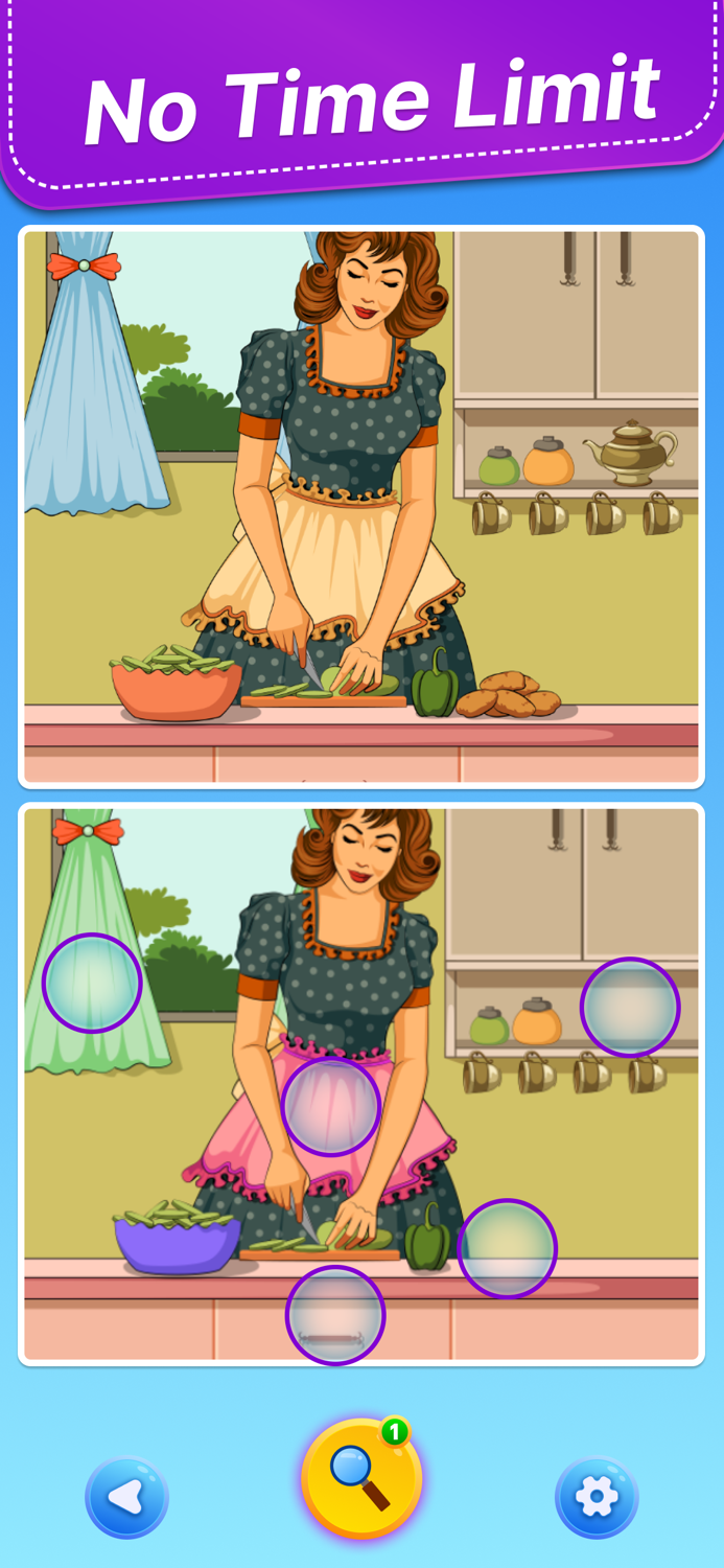 Spot 5 Differences Find them