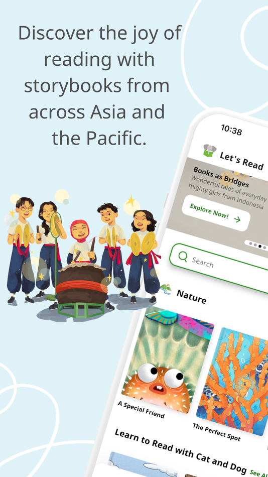 #1. Let's Read - Digital Library (iOS) 由: The Asia Foundation