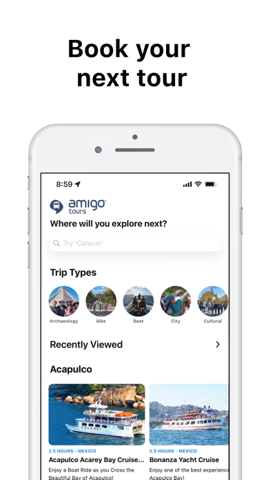 Amigo Tours Screenshot