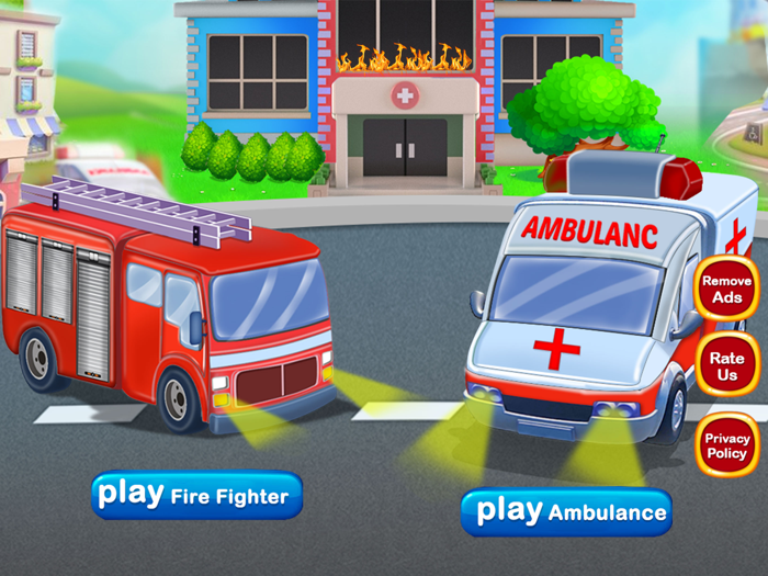 Emergency Rescue Truck Games