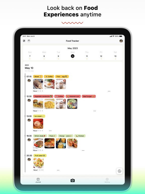 Screenshot #6 pour Food Journal * Dairy Daily