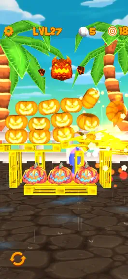 Game screenshot Swipe & Knockdown Pumpkins 2 hack