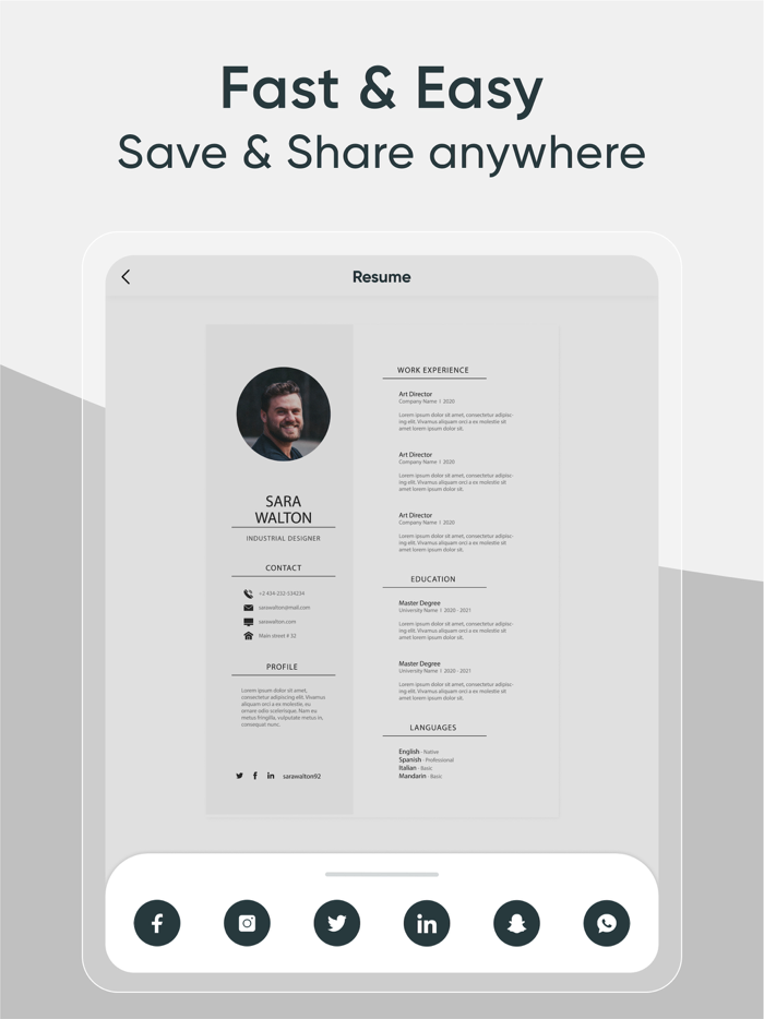 Resume Builder - CV Maker ۬
