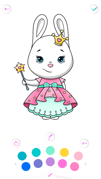 Princess Coloring Book Kids Screenshot
