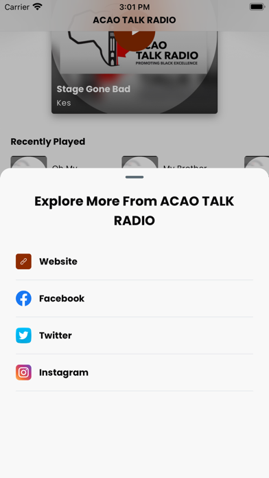 Screenshot #3 pour ACAO RADIO