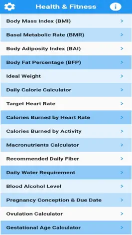 Game screenshot Health & Fitness Calculators mod apk