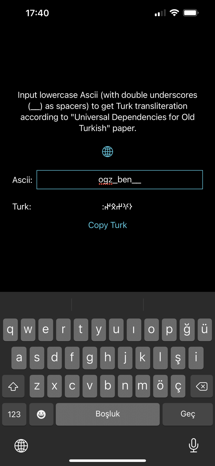 Ascii Turk