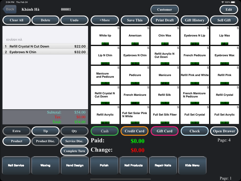 #2. iNailPOS (iOS) Podle: ATSoft, Inc.