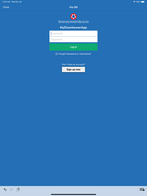MyEisenhower iPad screenshot 2 - Medical app