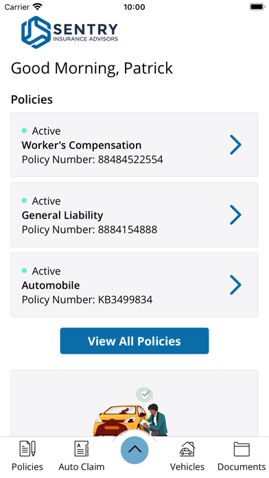 Sentry Insurance Advisors Screenshot