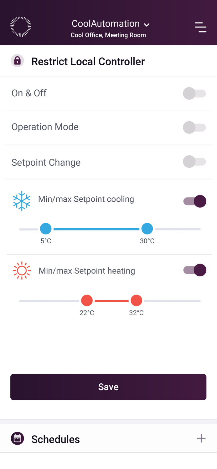 Professional Control App