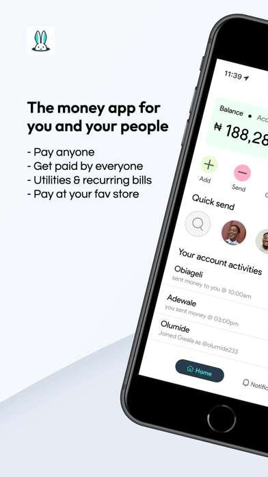 Ourgwala - group banking app Screenshot