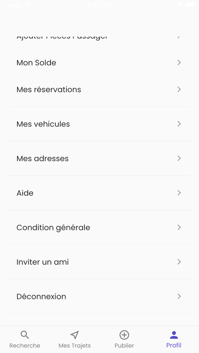 WeTrajet Screenshot
