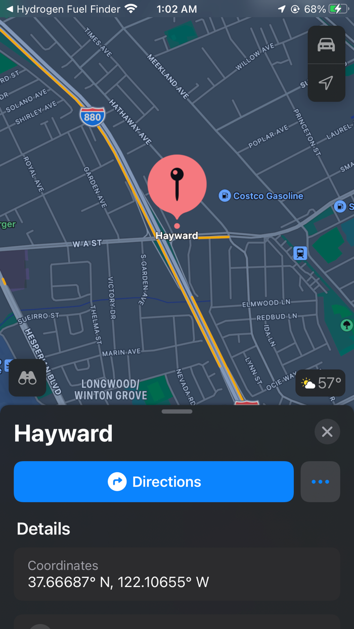 Hydrogen Fuel Finder
