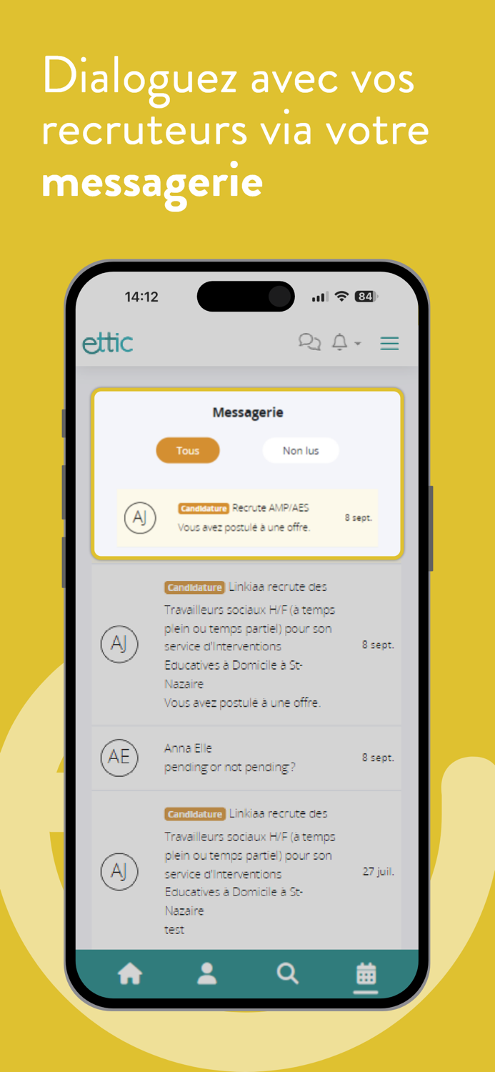 Ettic  Plateforme d’emploi