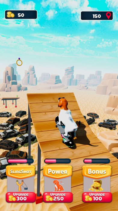 SlingShot Dog Stunts Game Screenshot