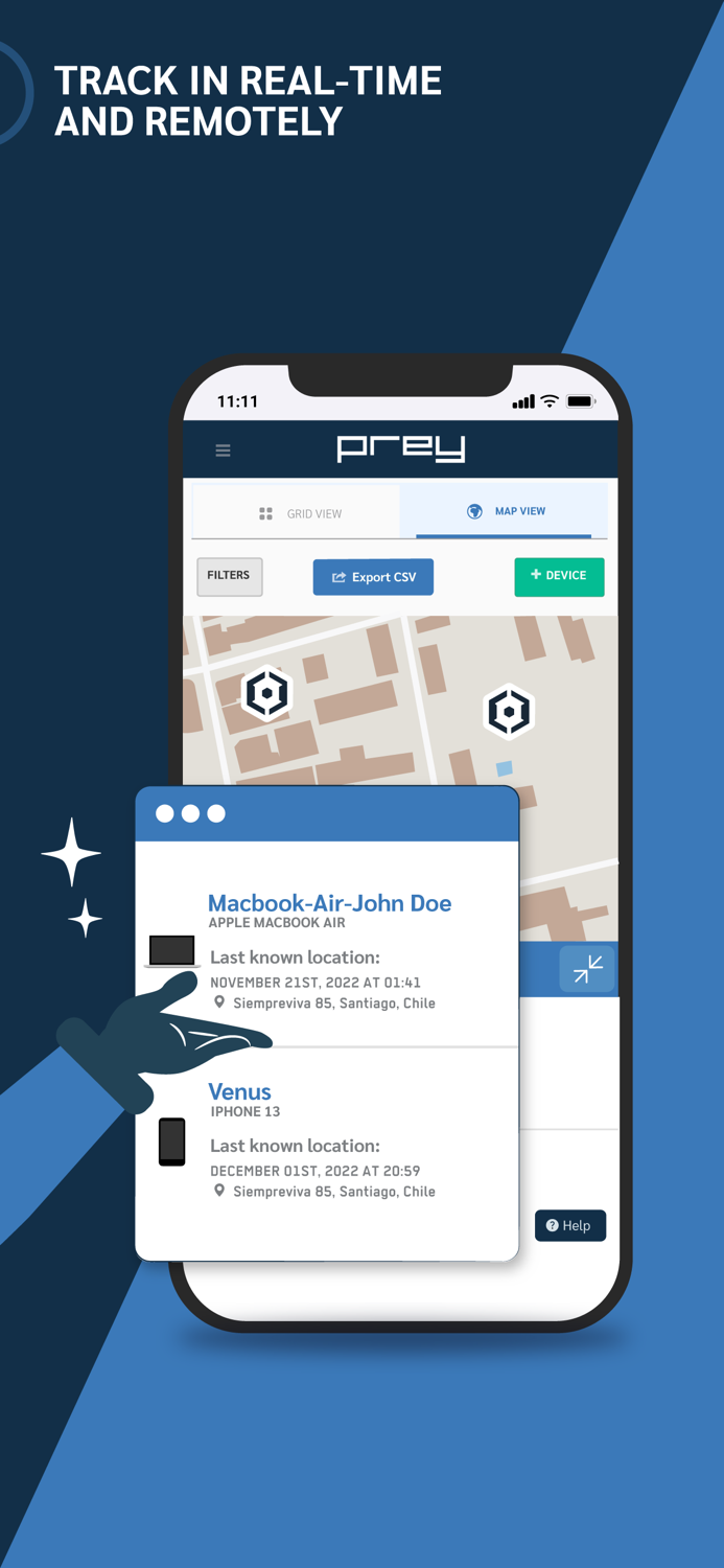 Prey Find My Phone and Security