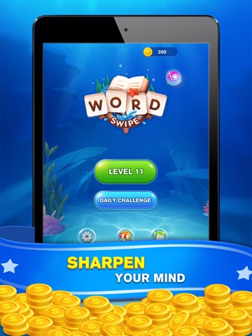 Word Swipe Beach : Search Gameのおすすめ画像3