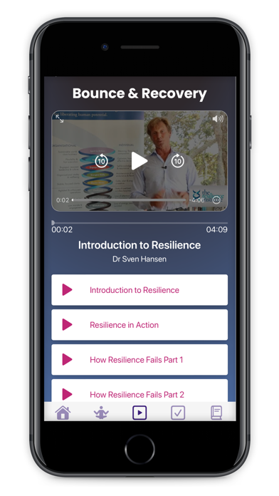 Resilience App Screenshot