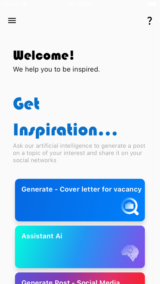 #1. Post Ai - Generate Posts (iOS) Podle: Luis Mujica