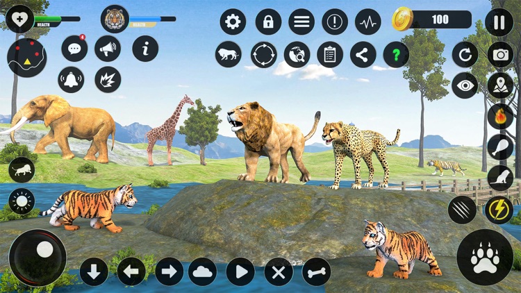 Wild Tiger Sim: Animal Games