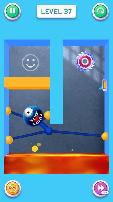 Blue Monster: Stretch Game Screenshot