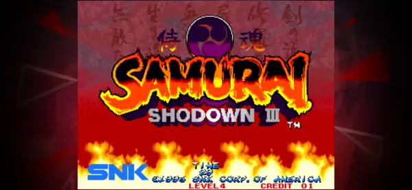 SAMURAI SHODOWN III ACA NEOGEO