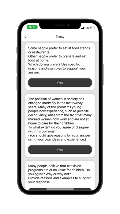 IELTS Writing - AT & GT Screenshot
