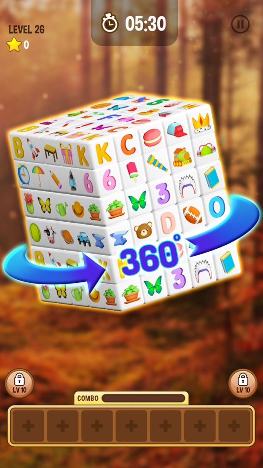 #3. Cube Match Triple - 3D Puzzle (iOS) By: LIHUHU PTE. LTD.