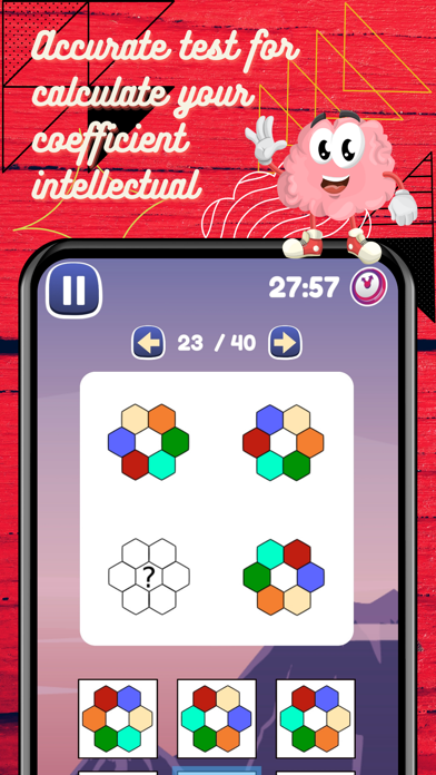 IQ Test: Logic Brain training Screenshot