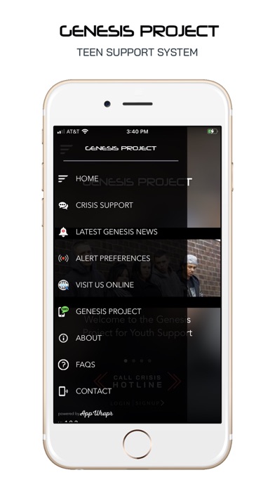 Genesis Project App Screenshot