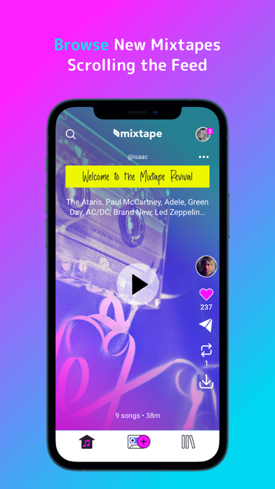 Mixtape Social Music Screenshot