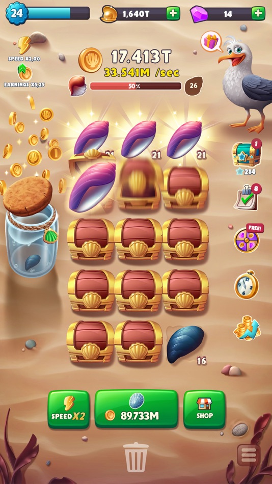 #2. Merge Shell (iOS) Bởi: Silevel Games Ltd