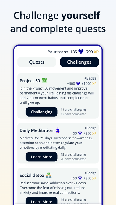 Habity - Gamify Your Habits Screenshot