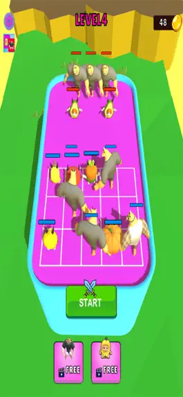Game screenshot Merge Banana Cat Fight: Master apk