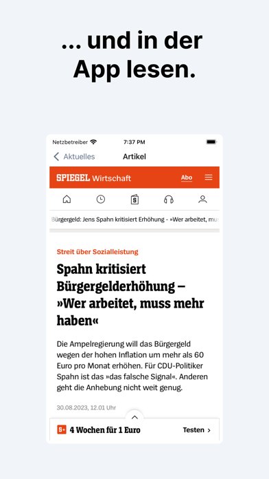 Cluster - Nachrichten heute Screenshot