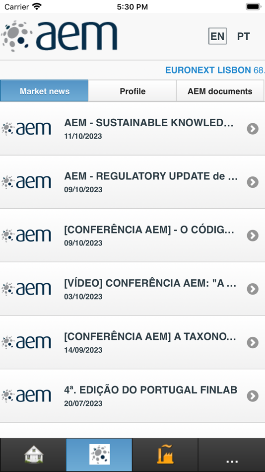 #2. AEM (iOS) 由: SYMEX ECONOMICS