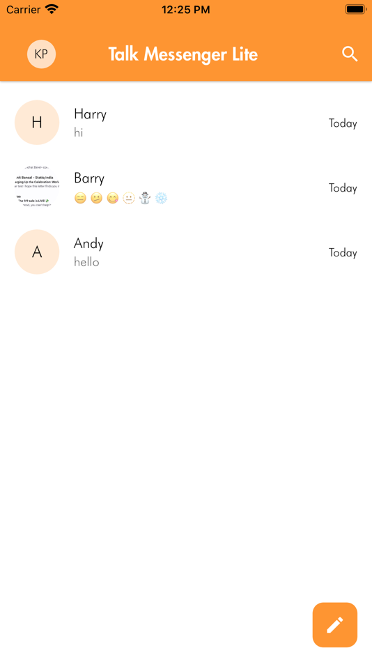 #1. Talk Messenger Lite (iOS) 由: Brijesh Bodariya