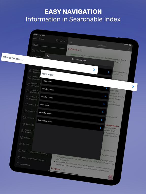 Pharmacotherapy Handbook iPad screenshot 6 - Medical app