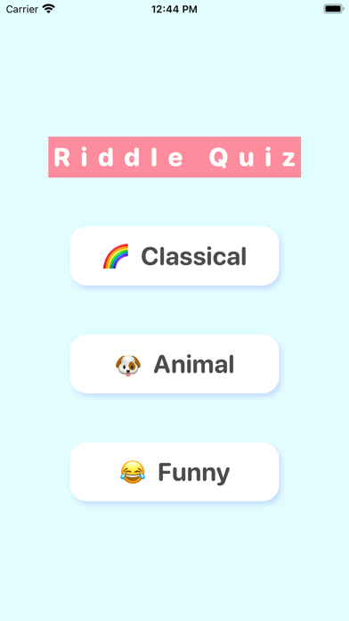 Screenshot #1 pour Riddle Quiz－Trivia Logic Fun