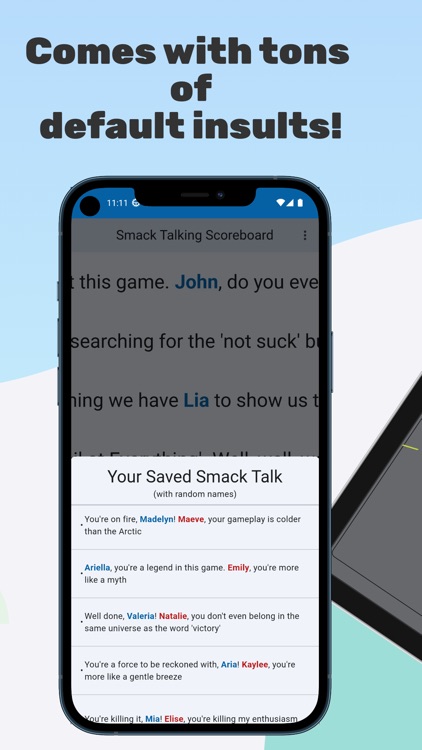 Smack Talking Scoreboard