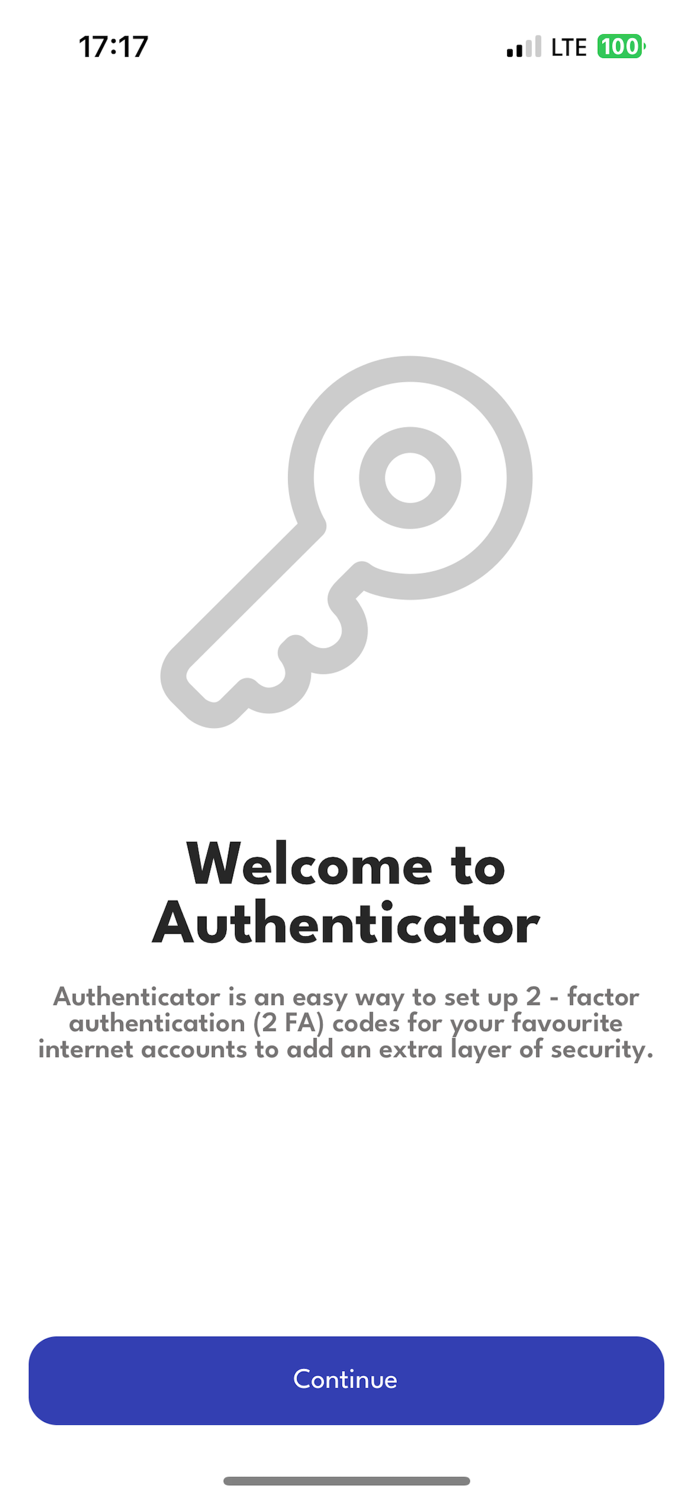 Account Authentication App