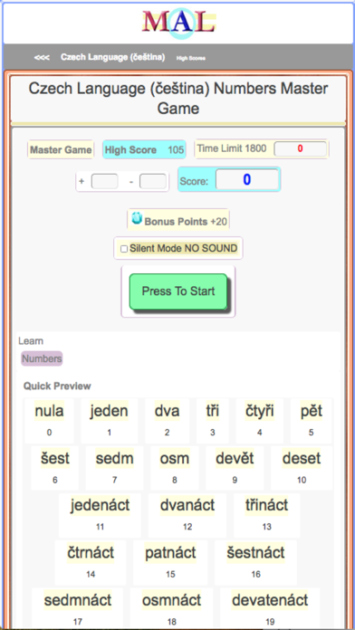Czech M(A)L Screenshot