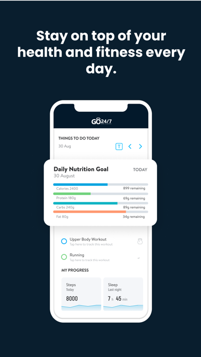 GO 24/7 Fit Screenshot 2 - AppWisp.com GO 24/7 Fit Screenshot 2 - AppWisp.com
