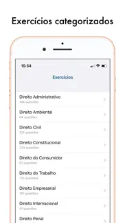 simulados oab - prova e teste iphone screenshot 4