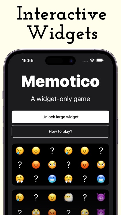 Memotico - Emoji widget game