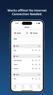 english croatian dictionary + iphone screenshot 1