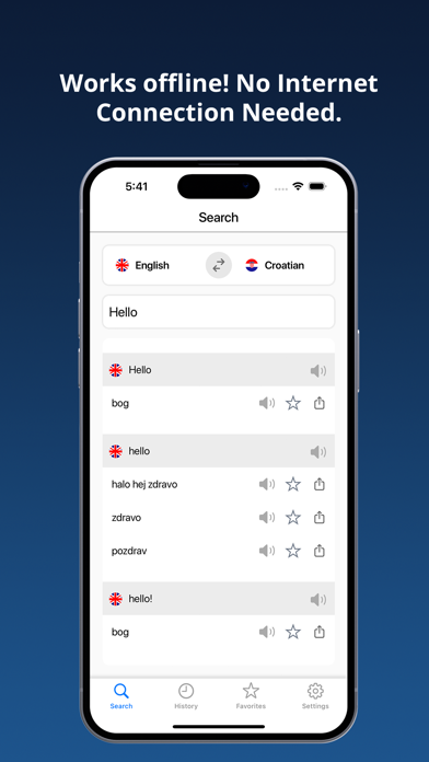 English Croatian Dictionary + Screenshot
