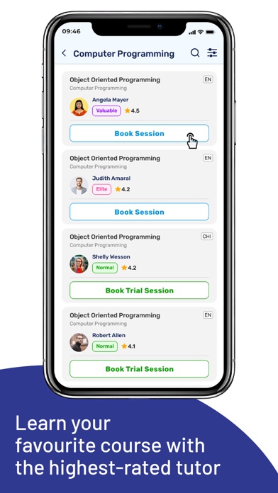 Tutorline Application Screenshot